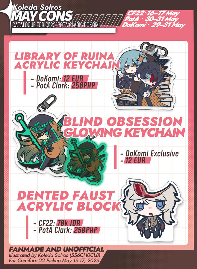Project Moon Acrylic Goods